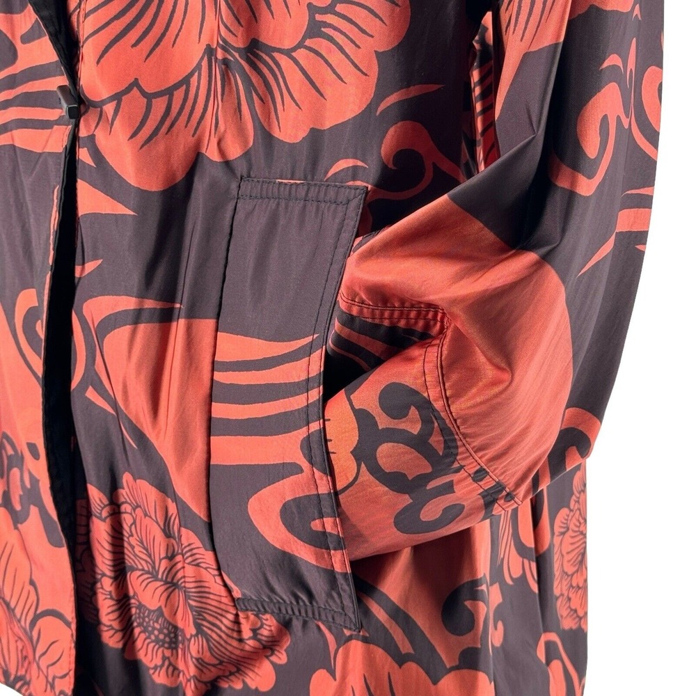 Mycra PAC Now Oversized JACKET Women Reversible Floral Pocket Travel Rain 0P NEW - Picture 8 of 15